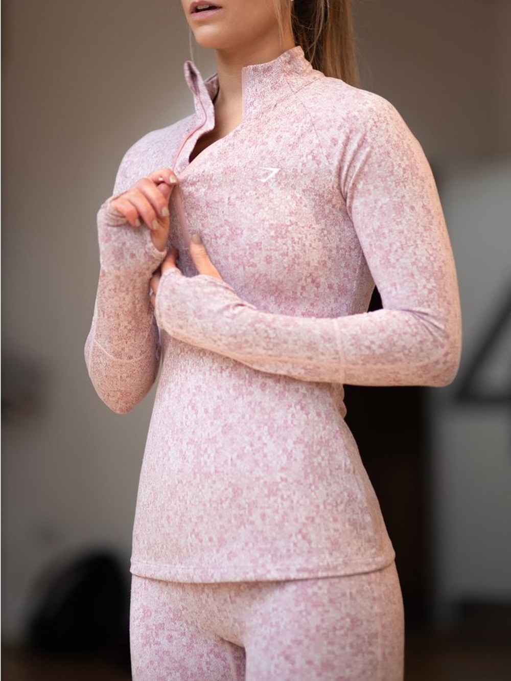 GymShark Quarter Zip Athletic Workout Jacket